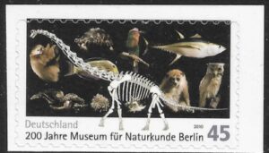 2010 Germany SG.3631  Bicentenary of Natural History Museum Berlin.  self adhesive ex booklet. U/M (MNH)