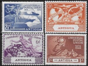 1949 Antigua SG.114-7 Universal Postal Union set 4 values U/M (MNH)