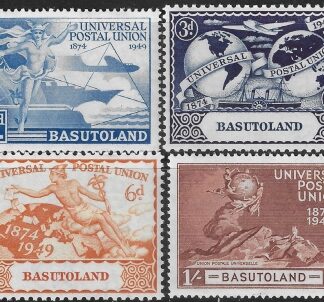 1949 Basutoland SG.38-41  Universal Postal Union  set 4 values U/M (MNH)