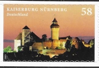 2013 Germany  SG.3816a  Nurenburg Castle.  self adhesive ex booklet U/M (MNH)