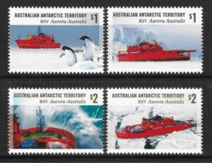 2018 Australian Antarctic. SG.285-8 RSV Aurora Australis. set 4 values U/M (MNH)