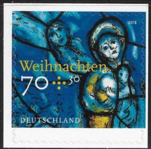 2018  Germany  SG.4223  Christmas.  self adhesive  ex booklet. U/M (MNH)