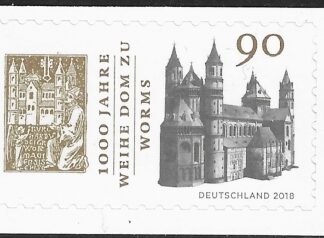 2018  Germany  SG.4200 1000yrs Consecration Cathedral at Worms. self adhesive ex booklet. U/M (MNH)