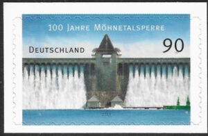 2013 Germany. SG.3851 Centenary of Mohnetalsperre Dam2nd issue. self adhesive ex booklet. U/M (MNH)