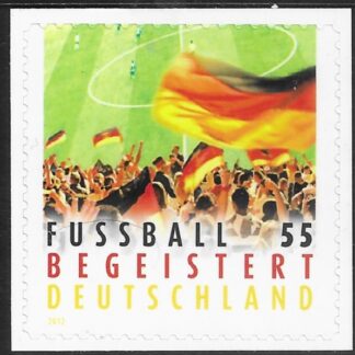 2012  Germany  SG.3778  German Football Enthusiasm. self adhesive ex booklet. U/M (MNH)