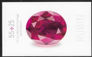 2012  Germany SG.3754  Welfare stamp.'Ruby'. self adhesive ex booklet. U/M (MNH)