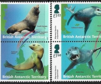 2018 British Antarctic.  SG.766-9  Migratory Species. set 4 values U/M (MNH)