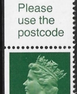 X927  2p phos. deep green Type II imperf left (ex booklet) Harrison  U/M (MNH)