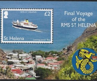 2017 St. Helena MS.1274 RMS St. Helena Mini Sheet U/M (MNH)