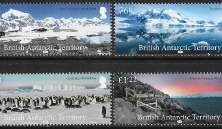 2018 British Antarctic SG758-61 Landscapes Set of 4 values U/M (MNH)