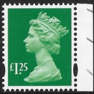 U3089  £1.25  2B  emerald M18L  MPIL  DY27  ISP/Cartor  U/M (MNH)