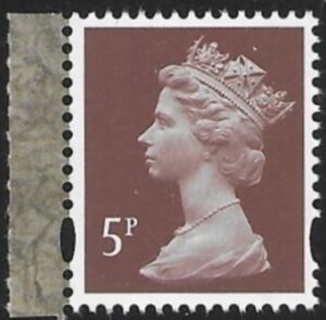 U3072  5p  2B  light reddish brown 'M18L'   'MPIL'  DY28 ISP U/M (MNH)