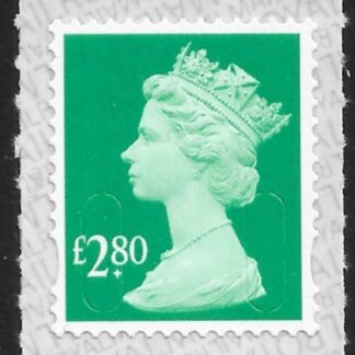 U2964 £2.80  2B emerald M19L  SBP s/L  Walsall (ISP) U/M (MNH)