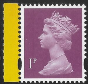 U3070a 1p crimson 2B  M18L   M_IL (missing P)  (DY29) U/M (MNH)