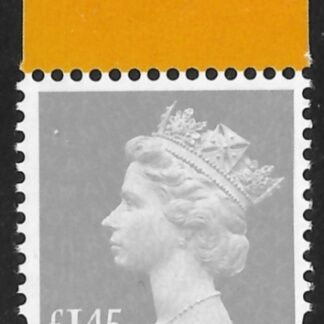 U3104  £1.45  grey  2B  M18L  M_IL (missing P)  (DY29)  ISP  U/M (MNH)