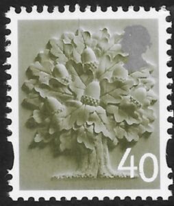 EN9  40p Oak Tree   DLR   U/M (MNH)