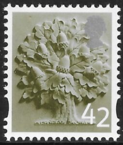 EN10  42p Oak Tree  DLR  U/M (MNH)