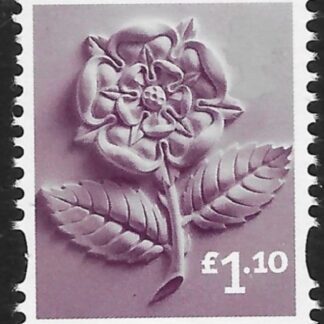 EN41  £1.10  Tudor Rose  Litho Cartor  U/M (MNH)