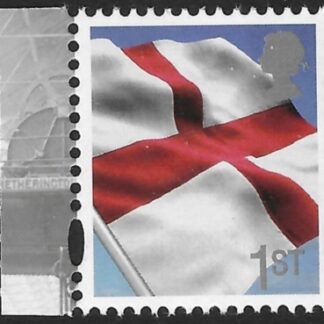 EN51a  1st St.George's Flag (grey head 20/2/14)  DY9  Litho Enschedé U/M MNH