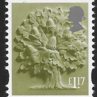EN54  £1.17 Oak Tree  (new typeface) Litho ISP/Cartor U/M (MNH)
