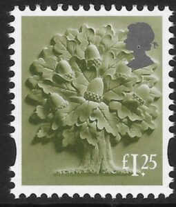 EN55 £1.25 Oak Tree (new typeface) Litho ISP/Cartor U/M (MNH)