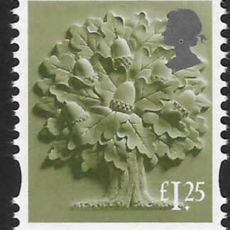 EN55  £1.25 Oak Tree (new typeface)  Litho ISP/Cartor  U/M (MNH)