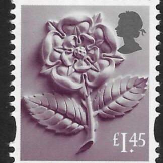 EN62  £1.45 Tudor Rose (new typeface) Litho ISP/Cartor  U/M (MNH)