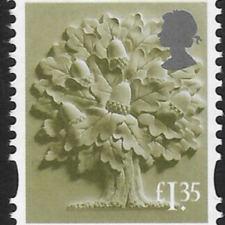 EN56  £1.35 Oak Tree (new typeface)  Litho ISP/Cartor. U/M (MNH)