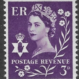 NI1 3d  deep lilac - crowns watermark.  Harrison U/M (MNH)