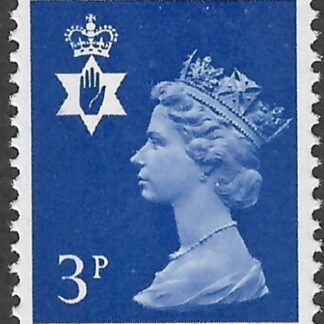 NI13 3p ultramarine 2B  Harrison  U/M (MNH)