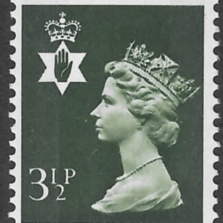 NI16  3½p  olive green CB  Harrison  U/M (MNH)
