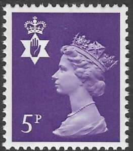 NI18  5p reddish violet 2B  Harrison  U/M (MNH)