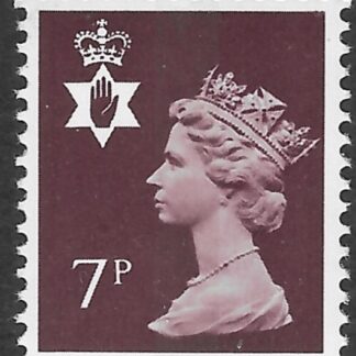 NI22  7p brown CB  Harrison  U/M (MNH)