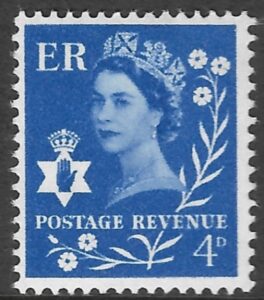 NI2  4d ultramarine  crowns watermark Harrison  U/M (MNH)