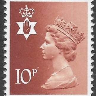 NI27  10p orange brown 2B  Harrison  U/M (MNH)