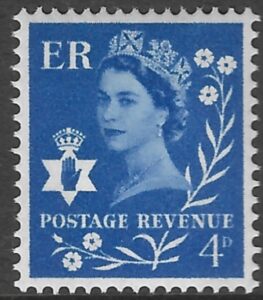 NI2p 4d ultramarine 2B crowns watermark. Harrison U/M (MNH)
