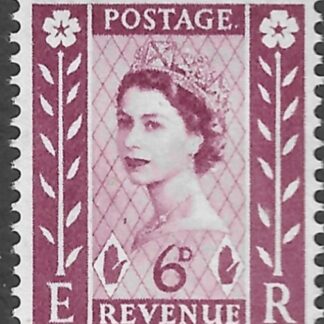 NI3   6d claret. crowns watermark  Harrison  U/M (MNH)