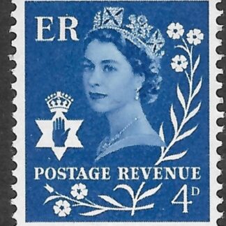 NI7  4d blue  2B  Harrison  U/M (MNH)