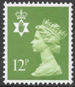 NI31  12p yellow-green phos.  Harrison  U/M (MNH)