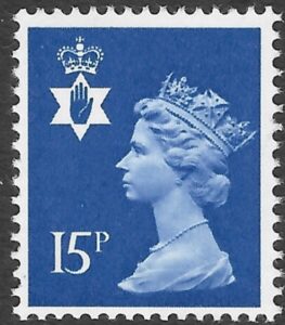 NI33  15p ultramarine  phos.  Harrison  U/M (MNH)