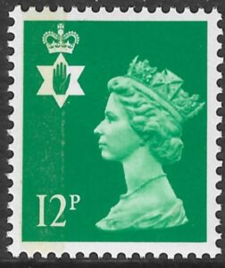 NI35  12p emerald SB  Questa  U/M  (MNH)