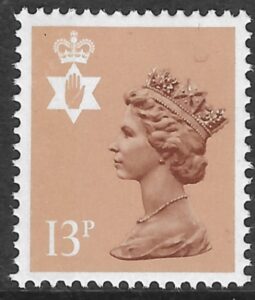 NI37ea  13p pale chestnut  SB  type II  Questa U/M (MNH)