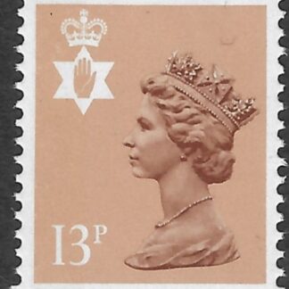 NI37ea  13p pale chestnut  SB  type II  Questa U/M (MNH)
