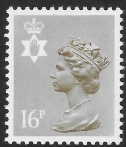 NI42  16p  drab phos.  type I  Questa  U/M (MNH)