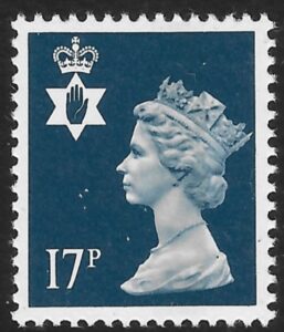 NI44  17p  deep blue  CB  Questa  U/M (MNH)