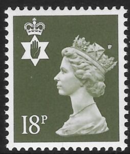 NI46  18p deep olive-grey  phos.  Questa  U/M (MNH)