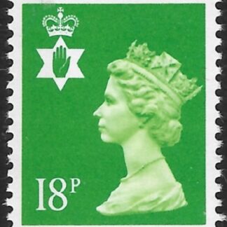 NI48  18p bright green  SB  Questa  U/M (MNH)