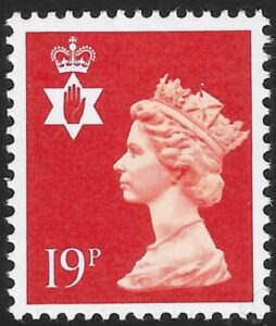 NI49  19p bright orange-red  phos.  Questa  U/M (MNH)
