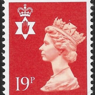 NI49  19p bright orange-red  phos.  Questa  U/M (MNH)