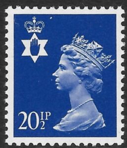 NI52  20½p  ultramarine  phos.  type I  Questa  U/M (MNH)